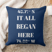 Aangepaste 'Het Begon Allemaal' Kussensloop Kussen (Deken)