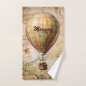 Aangepaste  heteluchtballon | Antiek reis Handdoek (Handdoek)