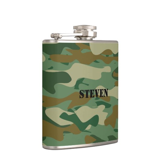 Aangepaste heupkolf | Ontwerp van het camouflage-p Heupfles (Rechts)