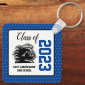 Aangepaste High School Fundraisers Ideeën voor Key Sleutelhanger (Achterkant)