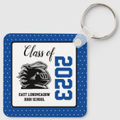 Aangepaste High School Fundraisers Ideeën voor Key Sleutelhanger (Achterkant)