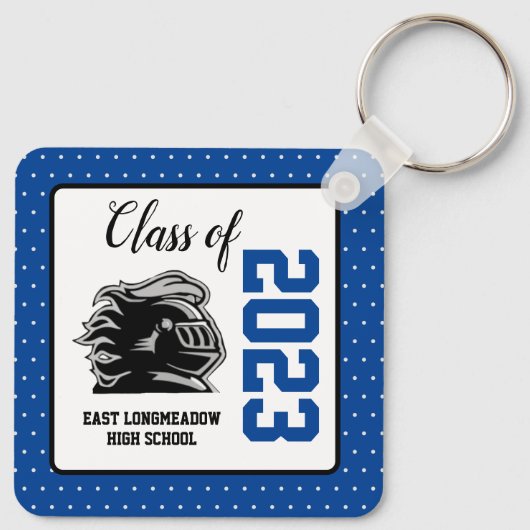 Aangepaste High School Fundraisers Ideeën voor Key Sleutelhanger (Achterkant)