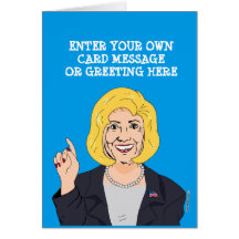 Aangepaste Hillary Clinton Cartoon