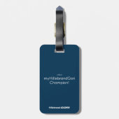 Aangepaste Hillebrand 5 Blauw 999 Bagagelabel (Achterkant verticaal)