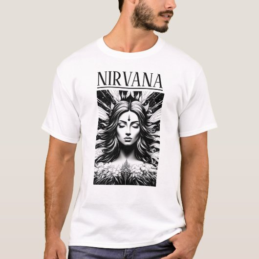 Aangepaste "Hindu Karma Nirvana" T Shirt Design (Voorkant)