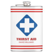 Aangepaste Hip Flask Funny Custom Hip Flask Heupfles (Voorkant)