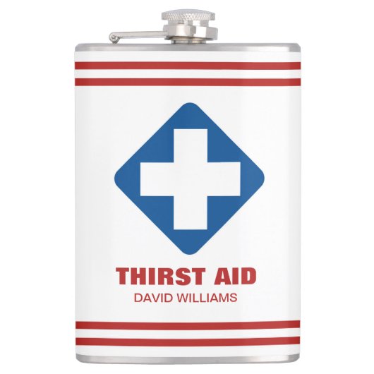 Aangepaste Hip Flask Funny Custom Hip Flask Heupfles (Voorkant)