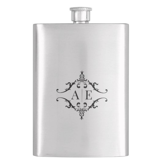 Aangepaste Hip Flask Groomsmen Trouwcadeau Flacon (Voorkant)