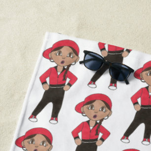 Aangepaste Hip Hop Dance Class Teacher Dancer Strandlaken