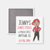 Aangepaste Hip Hop Dance Studio School Hiphop Danc Magneet (Voorkant / Achterkant)