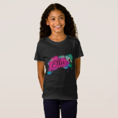 Aangepaste Hip Hop Dancer T-Shirt personaliseren (Voorkant volledig)