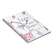 Aangepaste Hip Hop Dancer Torie | WATERVERF ROOS Notitieboek (Rechterzijde)