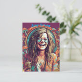 Aangepaste Hippie Boho Stay Trippy Vibes Personali Briefkaart (Staand voorkant)