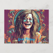 Aangepaste Hippie Boho Stay Trippy Vibes Personali Briefkaart (Achterkant)