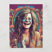 Aangepaste Hippie Boho Stay Trippy Vibes Personali Briefkaart (Voorkant)