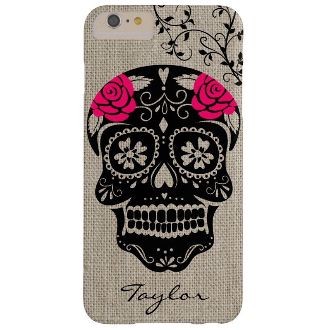 Aangepaste hipster Sugar Skull Case-Mate iPhone Case (Achterkant)