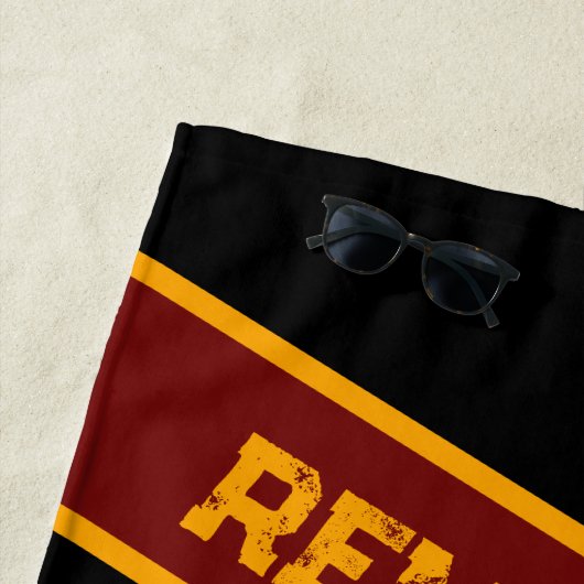 Aangepaste Hockey Beach-handdoek Strandlaken (In situ)