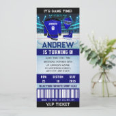 Aangepaste Hockey Game Ticket Verjaardag Decoratie Kaart (Staand voorkant)