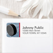 Aangepaste Hockey Kleurenstrook Adreslabel Etiket (Insitu)