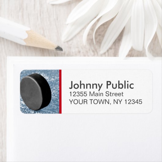 Aangepaste Hockey Kleurenstrook Adreslabel Etiket (Insitu)