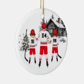 Aangepaste Hockey Ornament (Rechts)