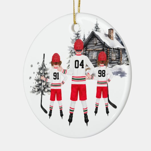Aangepaste Hockey Ornament (Links)