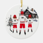 Aangepaste Hockey Ornament (Voorkant)
