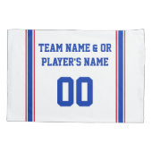 Aangepaste Hockey Pillow-Hoesje set of koop er één Kussensloop (Achterkant-Links)