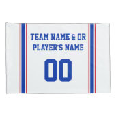 Aangepaste Hockey Pillow-Hoesje set of koop er één Kussensloop (Achterkant-Rechts)