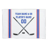 Aangepaste Hockey Pillow-Hoesje set of koop er één Kussensloop (Voorkant-Links)