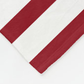 Aangepaste Hockey Player All Star Deep Red Fleece Deken (Hoek)