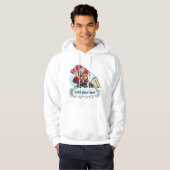 Aangepaste Hockey Player Hoodie (Voorkant volledig)
