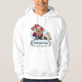 Aangepaste Hockey Player Hoodie