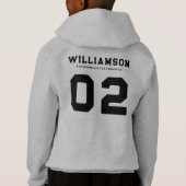 Aangepaste Hockey School Club League Naam Nummer (Achterkant)