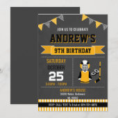 Aangepaste Hockey Sport Verjaardag Uitnodiging (Voorkant / Achterkant)