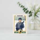 Aangepaste Hockey Trading Kaart, speler Kaart Contactkaartje (Staand voorkant)