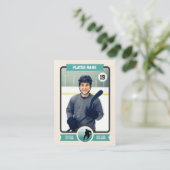 Aangepaste Hockey Trading Kaart,  speler Kaart Contactkaartje (Staand voorkant)