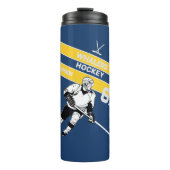Aangepaste Hockey Travel Mug Thermosbeker (Voorkant)