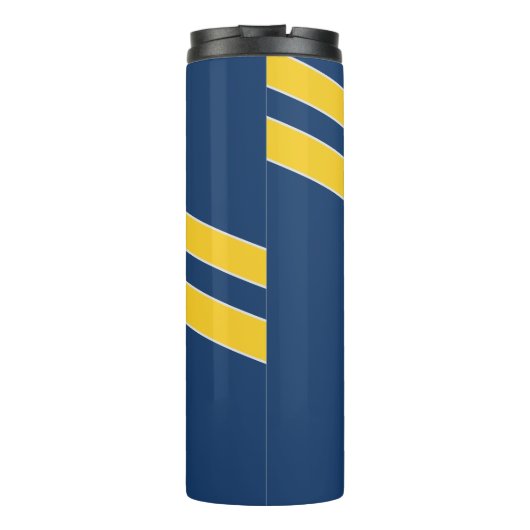 Aangepaste Hockey Travel Mug Thermosbeker (Achterkant)