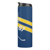 Aangepaste Hockey Travel Mug Thermosbeker (Geroteerd rechts)