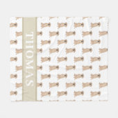 Aangepaste hoek fleece deken (Voorkant (Horizontaal))