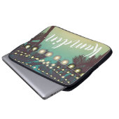 Aangepaste Hoesje voor laptops - Zonnepalmpalmen S Laptop Sleeve (Voorkant onderkant)