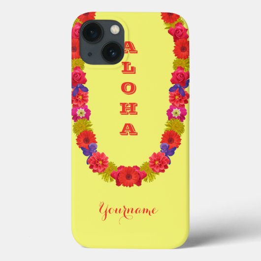 Aangepaste hoesjes van Hawaiian Lei (Achterkant)
