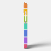 Aangepaste hoesjes voor regenboogkleuren (Achterkant / Links)
