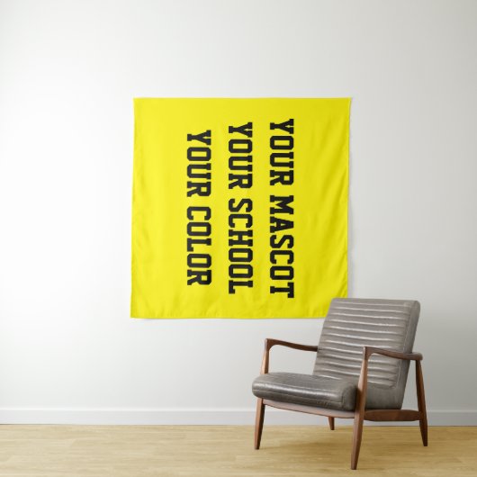 Aangepaste hoge-schoolvlag-banner wandkleed (In Situ (horizontaal))