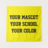 Aangepaste hoge-schoolvlag-banner wandkleed (Voorkant)
