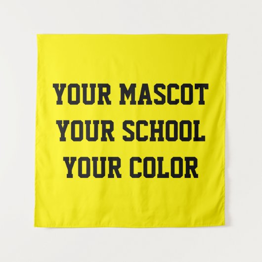 Aangepaste hoge-schoolvlag-banner wandkleed (Voorkant)