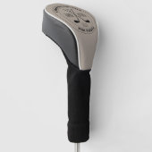 Aangepaste Hole In One Golfer Naam Golfheadcover (Schuin)