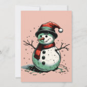 Aangepaste Holly Jolly kerstfeest Kaart (Achterkant)