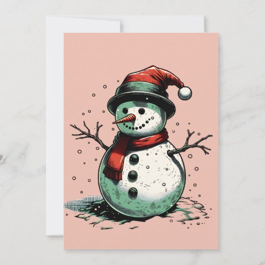 Aangepaste Holly Jolly kerstfeest Kaart (Achterkant)